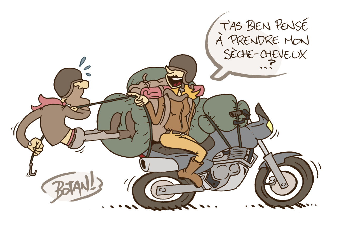 Vous avez certainement vu le tirage illustrant le chargement à moto présenté lors de l'exposition au salon Barba Rossa.
Mais connaissez-vous l’ancestral « art du compactage », qui a été expliqué, testé et commenté par Cigalou dans Le Journal Des...