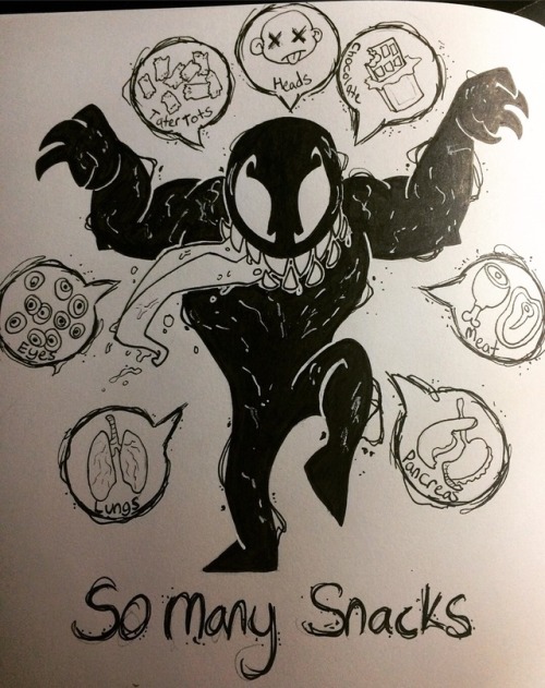 katherinetheassassin:Inktober: So many snacks, so little time!