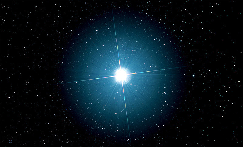 The First Star — Sirius is the brightest star in the night sky.