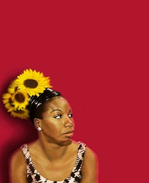 didierleclair:I WANT SOME FLOWERS ON MY SOUL…Nina Simone, soul...