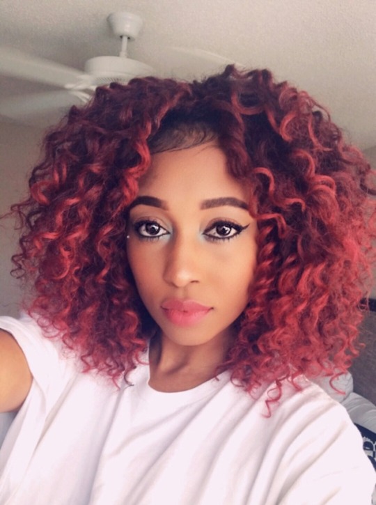 40+ Most Popular Red Curly Hairstyles For Black Women - Mesintaip Buruk