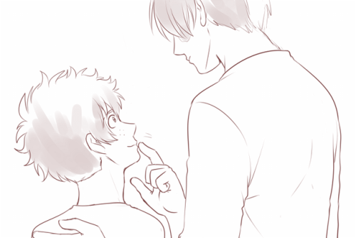 jove-bluh:Tall!Todoroki feat. Kiss