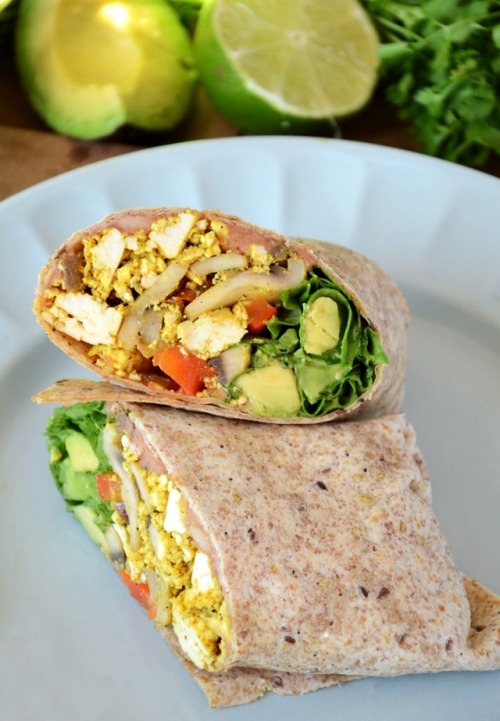 vegan-yums:Vegan breakfast burritos / Recipe