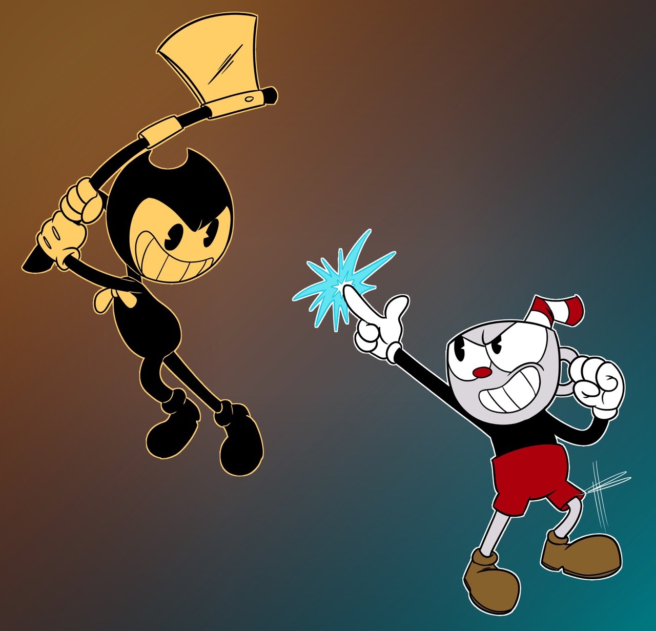 <b>cuphead</b>/<b>bendy</b> crossover Tumblr.