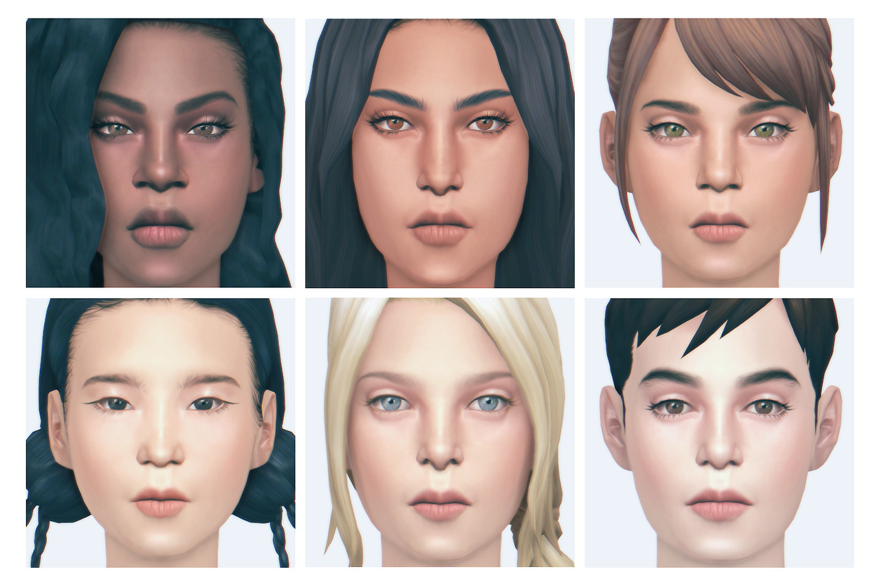 the sims 4 skin default overlays