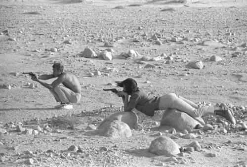 electricstateco:Steve McQueen and his wife Neile Adams in the...