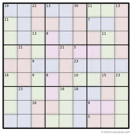 little puzzler solve this puzzle at krazydad intermediate sudoku