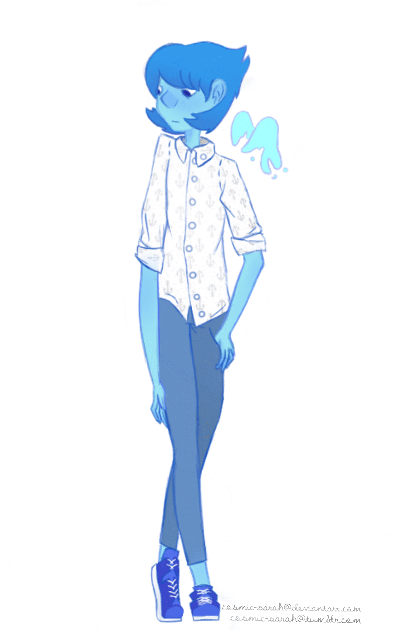 lapis in one of my outfits