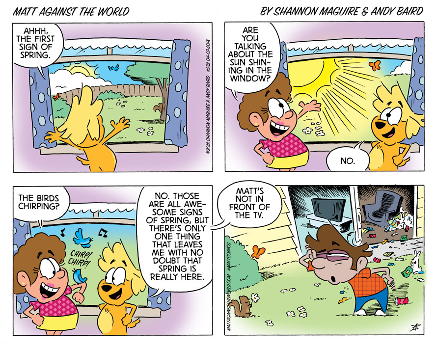 Signs of Spring Comic