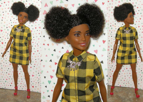 barbie fashionistas dolls cheerful check