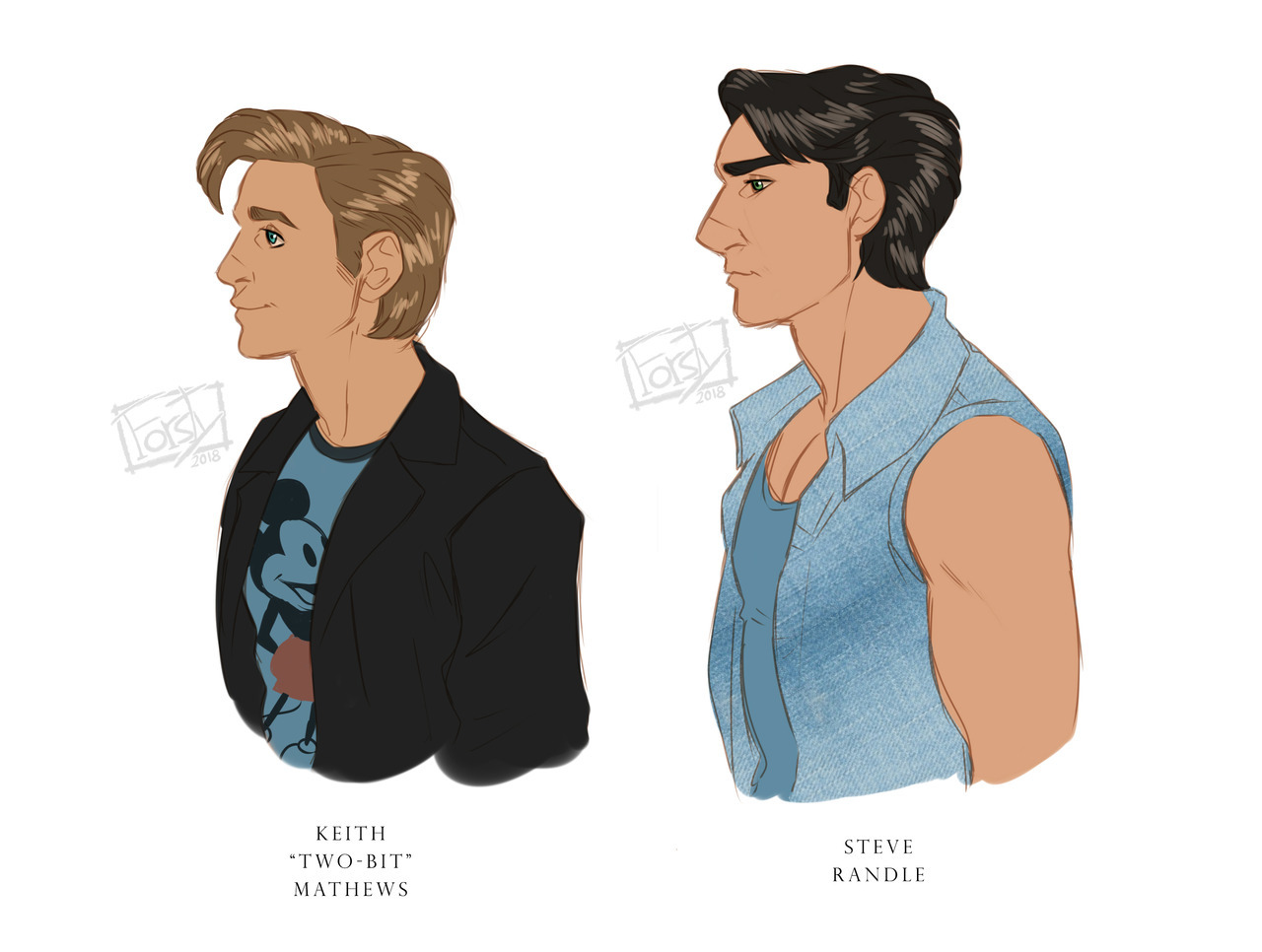 Doodles, fanarts, ocs and other things — THE OUTSIDERS I base how I