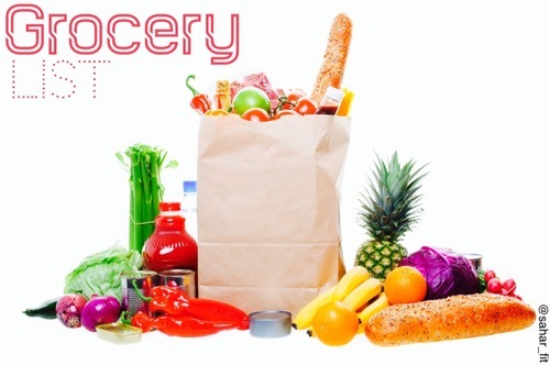 Grocery items for sale