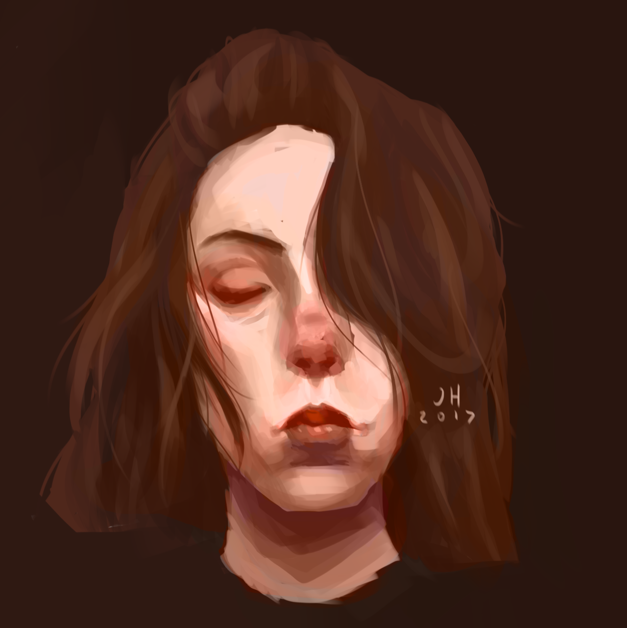 portrait study on tayla main blog // deviantart // website — Immediately post your art to a topic and get feedback. Join our new community, EatSleepDraw Studio, today!