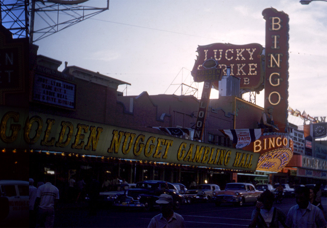 Vintage Las Vegas — Sundown at the Golden Nugget, August 1960 Tonight...