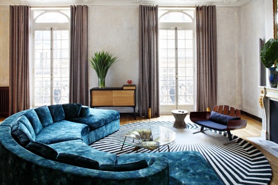 Home Interior Design — Jean Goujon’s apartment in Paris has a mid ...