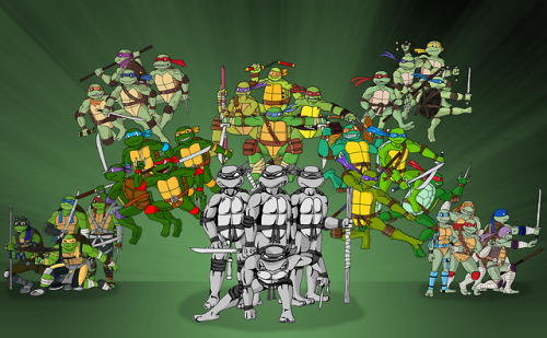 sammiethelattie:Turtles Forever, anyone?NOTE: This was made...