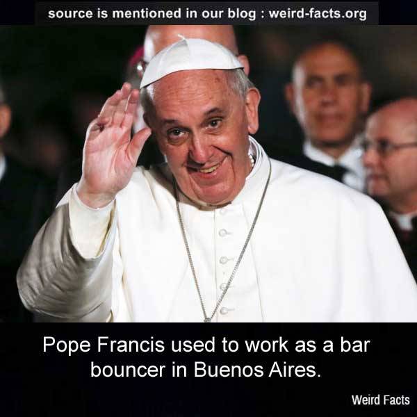 pope francis was a bar bouncer and socialist