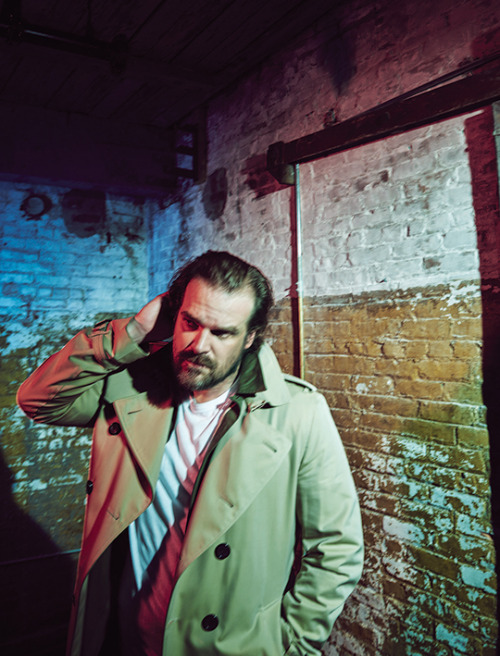 andydwyeer:David Harbour photographed by Andrew Boyle for...