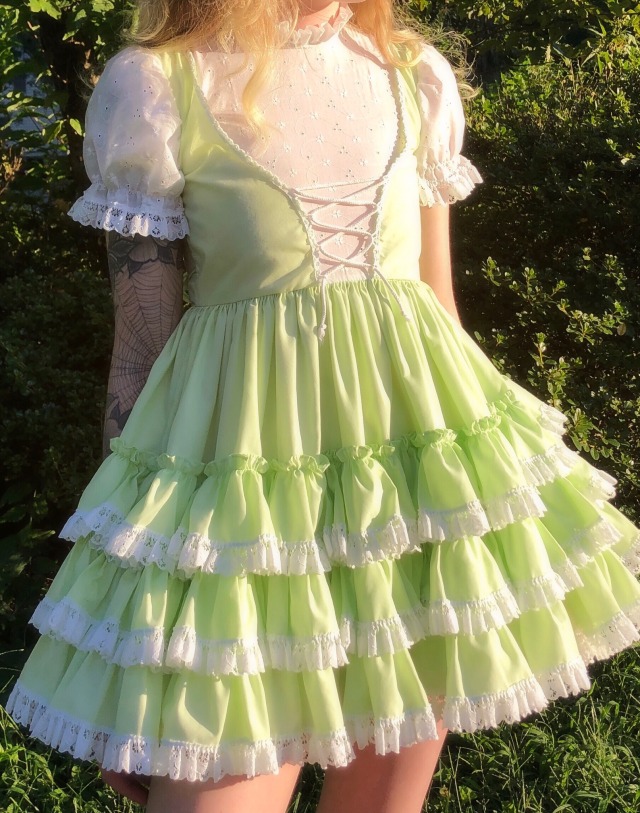 cute frilly dress Tumblr