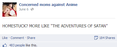 Anime Is Satan Facebook Page