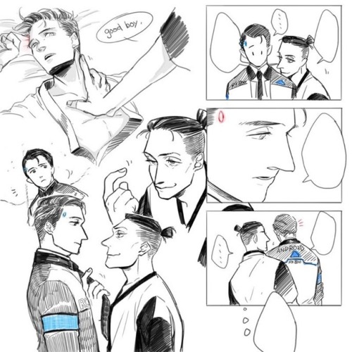 my artwork detroit become human dbh elijah kamski gavin reed detective reed