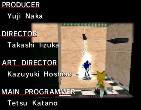 japan-game-love:That bit in the credits of Sonic Adventure DX...