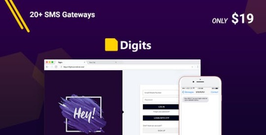 Digits v6.9.0.19 – WordPress Mobile Number Signup and Login Nulled