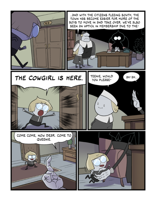 backcomic:pages 464, 465, & 466AAAA! Queenie!!! Dang,...