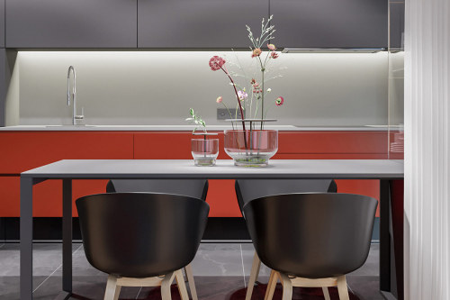 Get Ready For Hot Modern Red and Grey Interiors