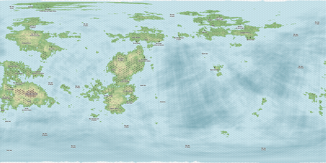 computer generated world maps - 2018