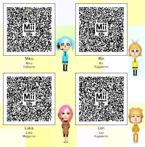 The Qrepository: All The Best Mii Qr Codes For Your Nintendo