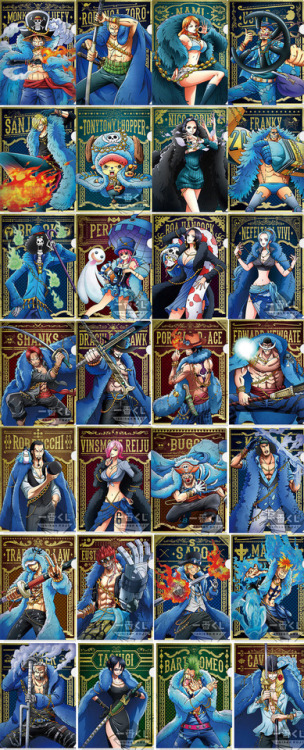 current-fandom-obsessions:One Piece 20th Anniversary clear file...