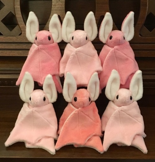 pink bat plush