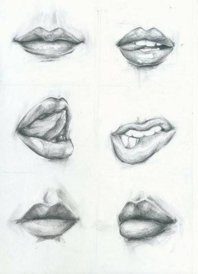 How To Draw Lips Tumblr