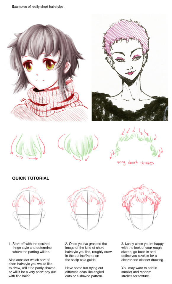 How To Draw Hair Tumblr