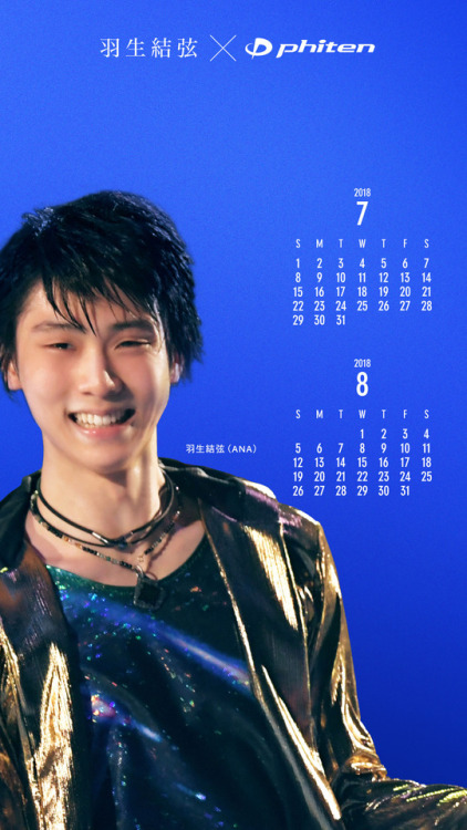 nanoka12:Calendar wallpapers for iphone || Yuzuru Hanyu 2018...