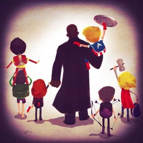 league-of-extraordinarycomics:Superhero Family Created by...