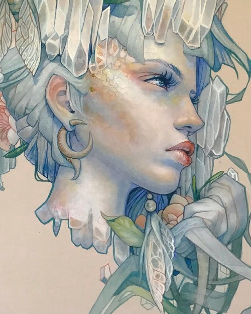 eiruvsq:Artist:Jennifer Healy“Today’s progress. I moved my...