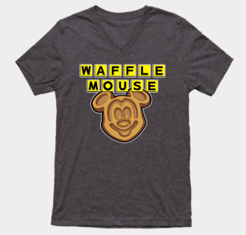 Waffle Mouse via TeePublic