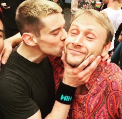 Gay Cheek Kissing