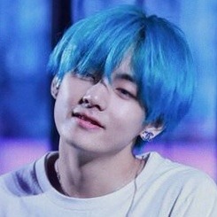 Taehyung Blue Hair Tumblr