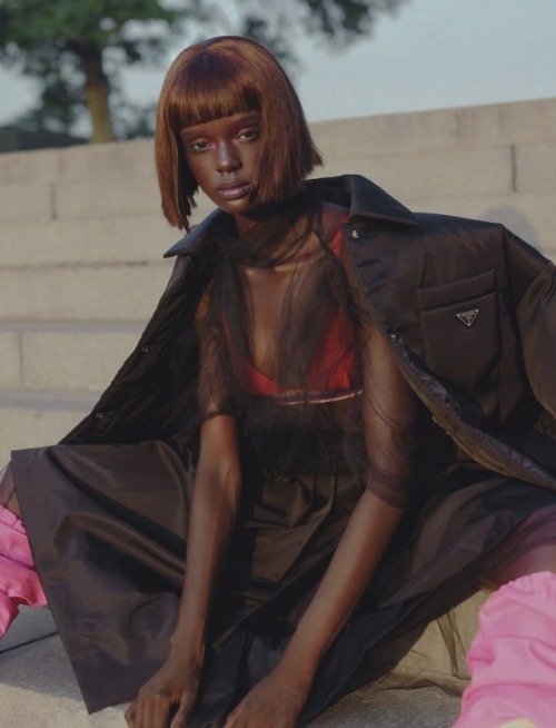 pocmodels:Duckie Thot by Micaiah Carter for Wonderland Magazine...