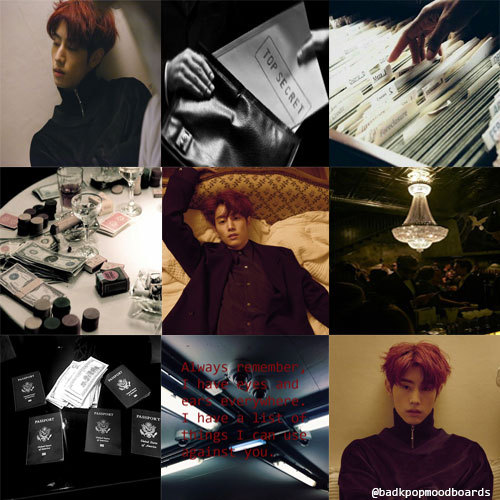 Kpop Moodboards — MAFIA AU! MOODBOARD SERIES: Got7 Mark as The...