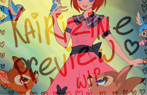 My WIP sneak peek for @kairizineStay tuned for the updates!