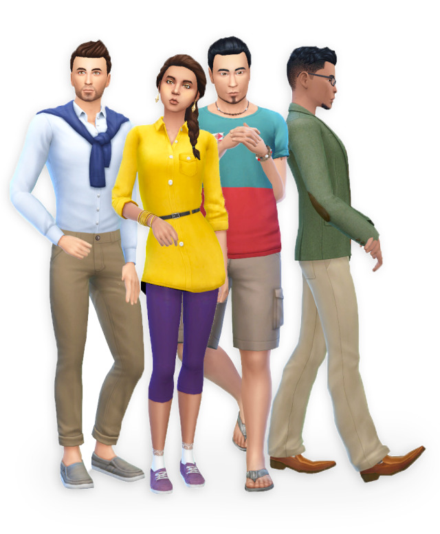 - The Roomies Household (EA Makeover) Sims: J...