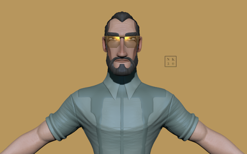 shadowbeneathlondon:Here’s a better look at the fan art model of...