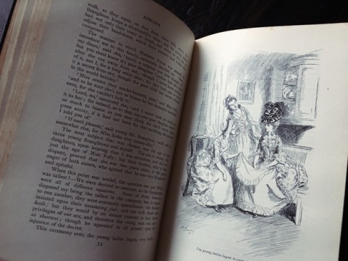 bookishcanuck:Hugh Thomson illustrated edition of Fanny Burney’s...