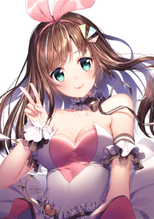 rosuuri:Kizuna Ai in her birthday outfit! I love her so much!!...