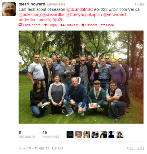 #Scandal episode 222 (season 2 finale) production... | Scandal Moments