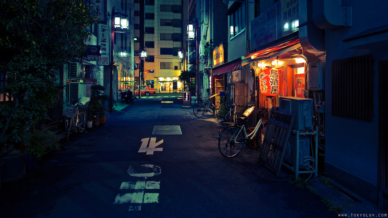 Origins — tokyoluvblog: Quiet street, Tokyo